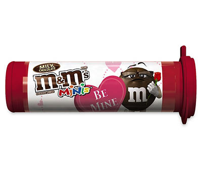 M&M'S Valentine's Milk Chocolate MINIS Size Candy 1.08-Ounce Tube