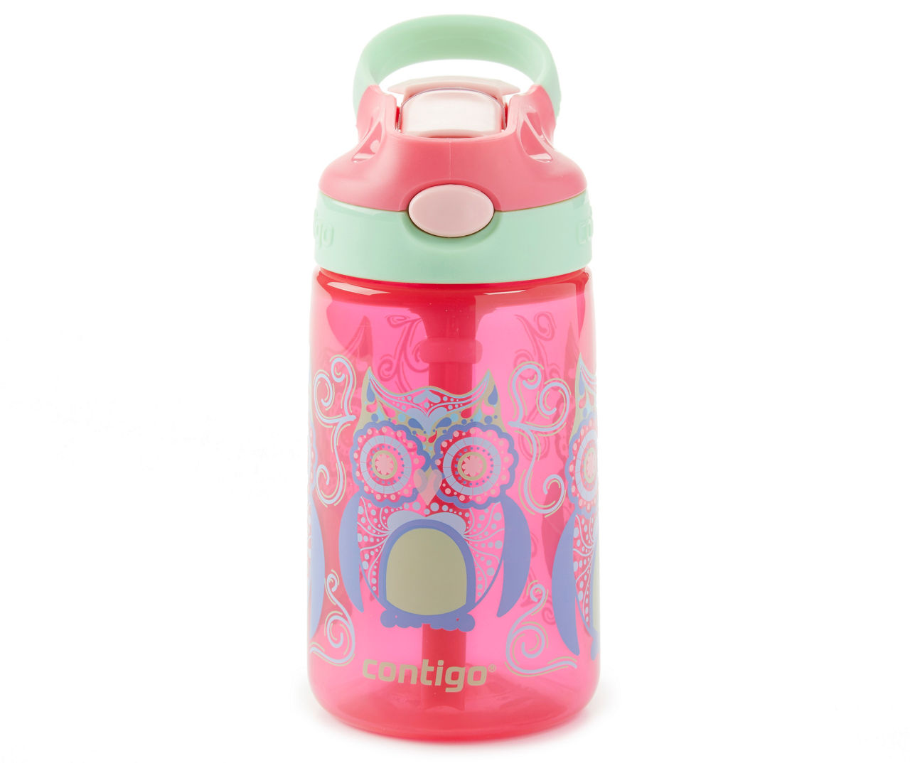 Contigo Kids Water Bottle with Redesigned Autospout Straw 14 oz