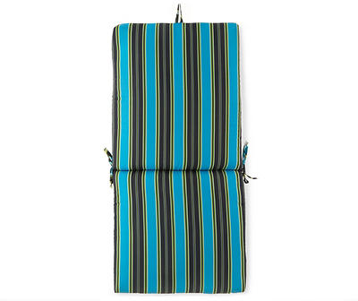 Anya Maui Tropical & Stripe Reversible Outdoor Chair Cushion