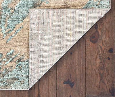 Dorsey Blue Formation Area Rug, (5'3" x 7'6")