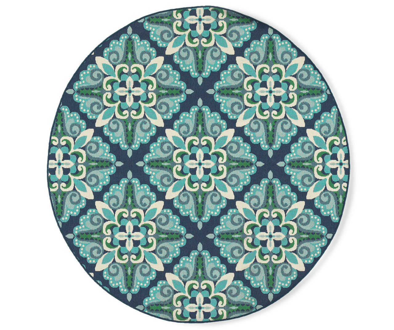 Capri Blue & Green Indoor/Outdoor Area Rugs | Big Lots