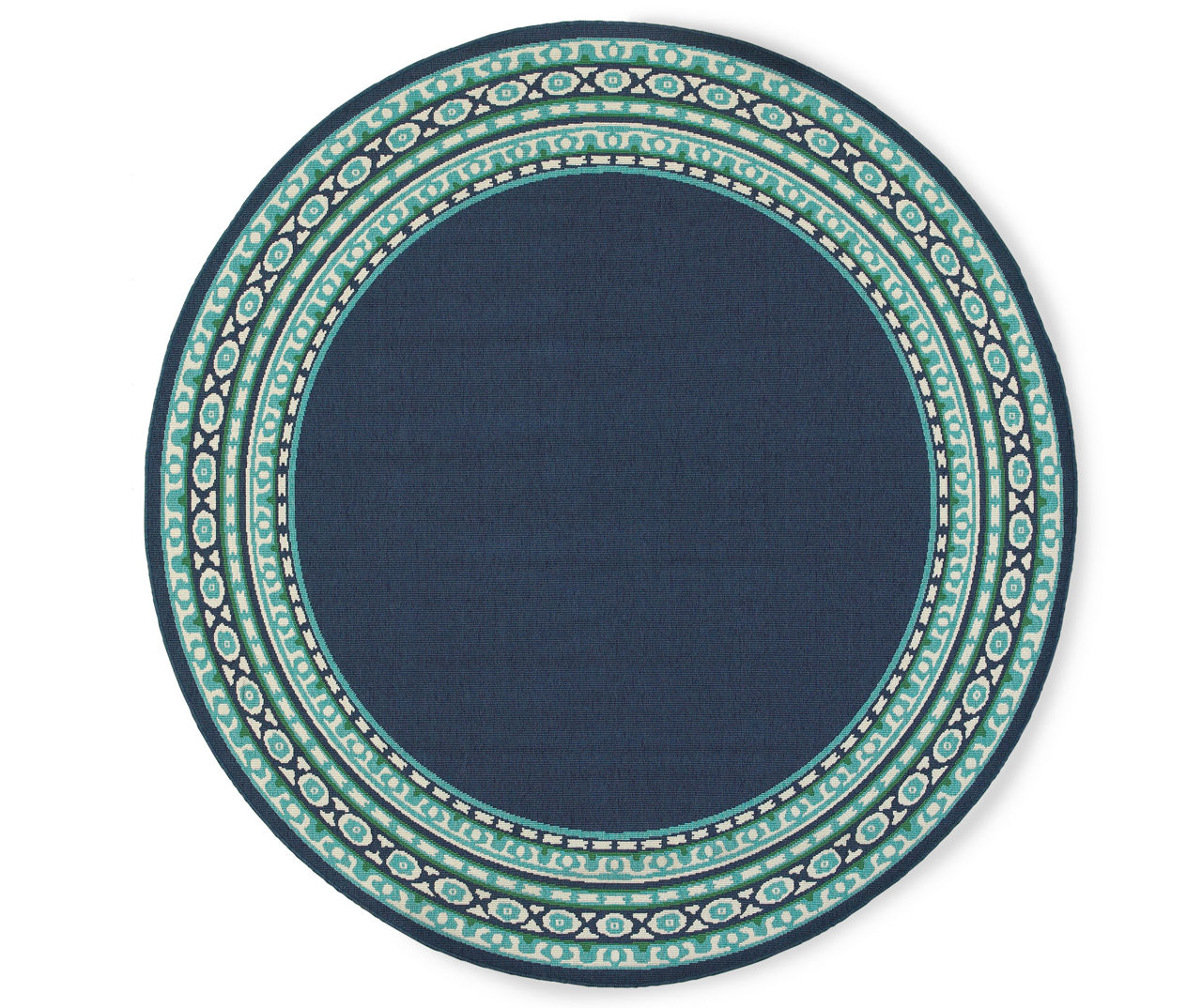Kimbell Navy Blue Indoor/Outdoor Area Rugs Big Lots