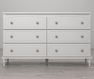 Rowan Valley Laren White 6-Drawer Dresser