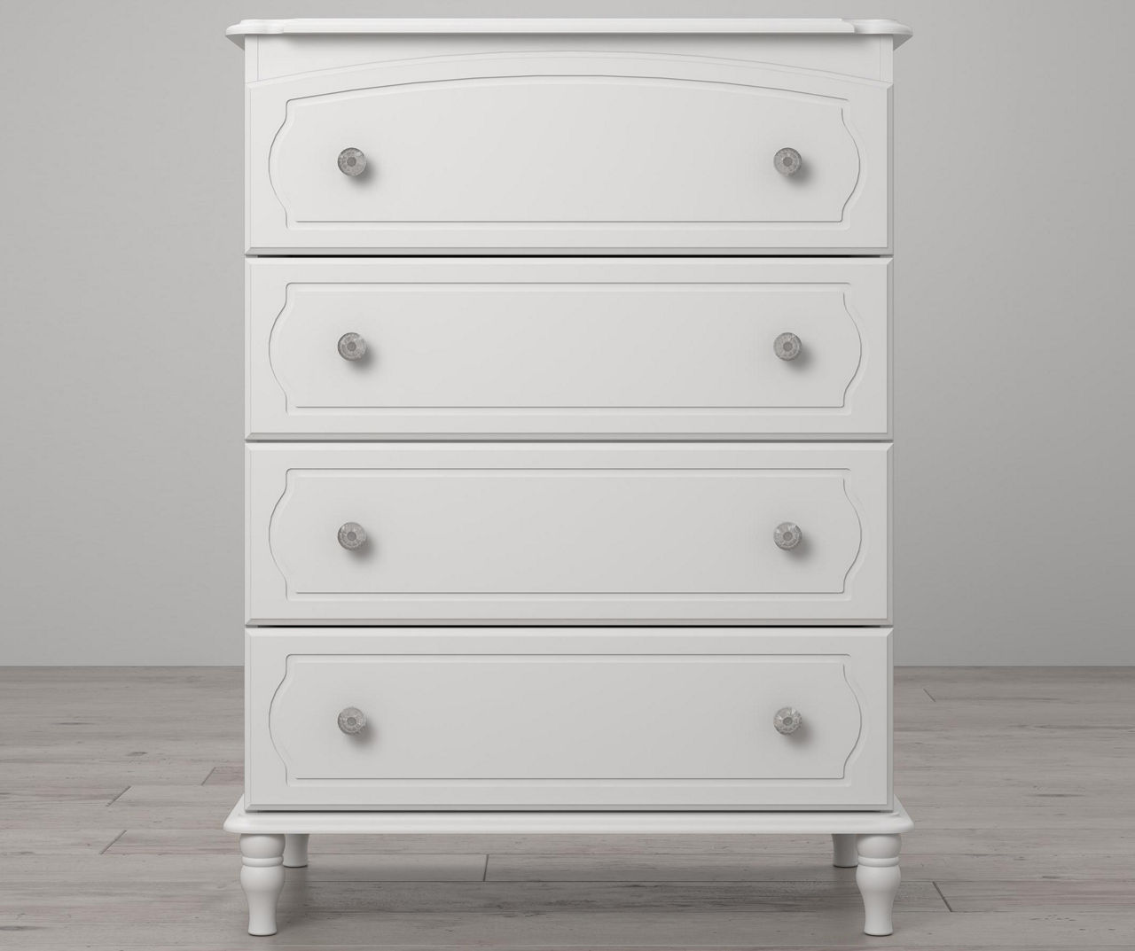 Rowan Valley Laren White 4-Drawer Dresser