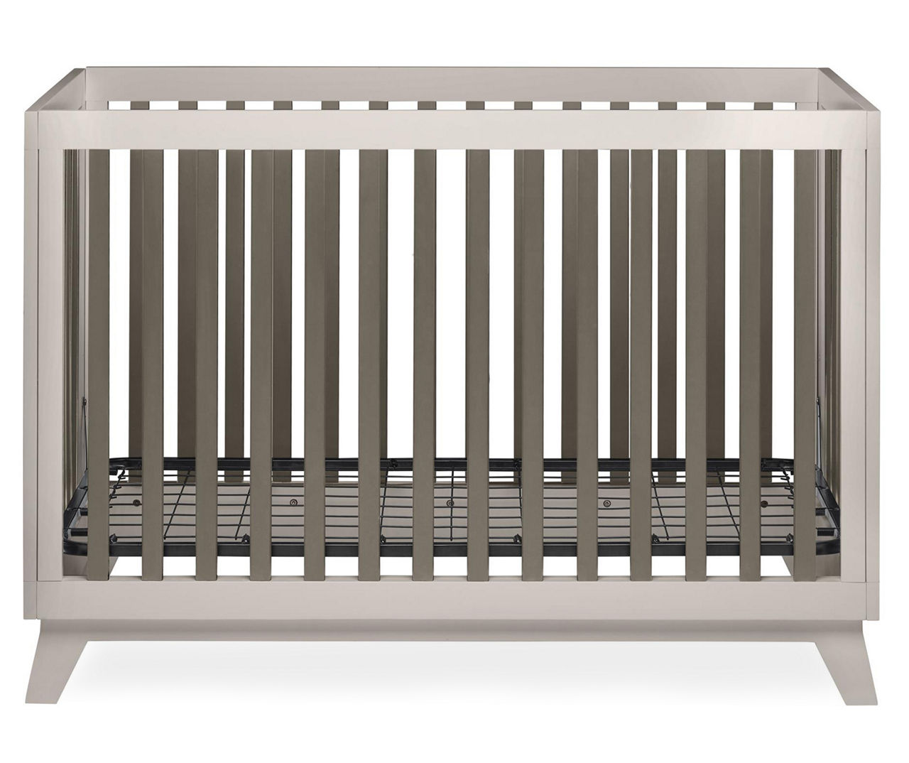 Rowan Valley Flint Gray Two Tone Crib