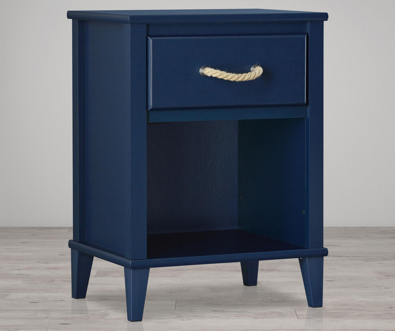 Sierra Ridge Mesa Blue Single Drawer & Cubby Nightstand