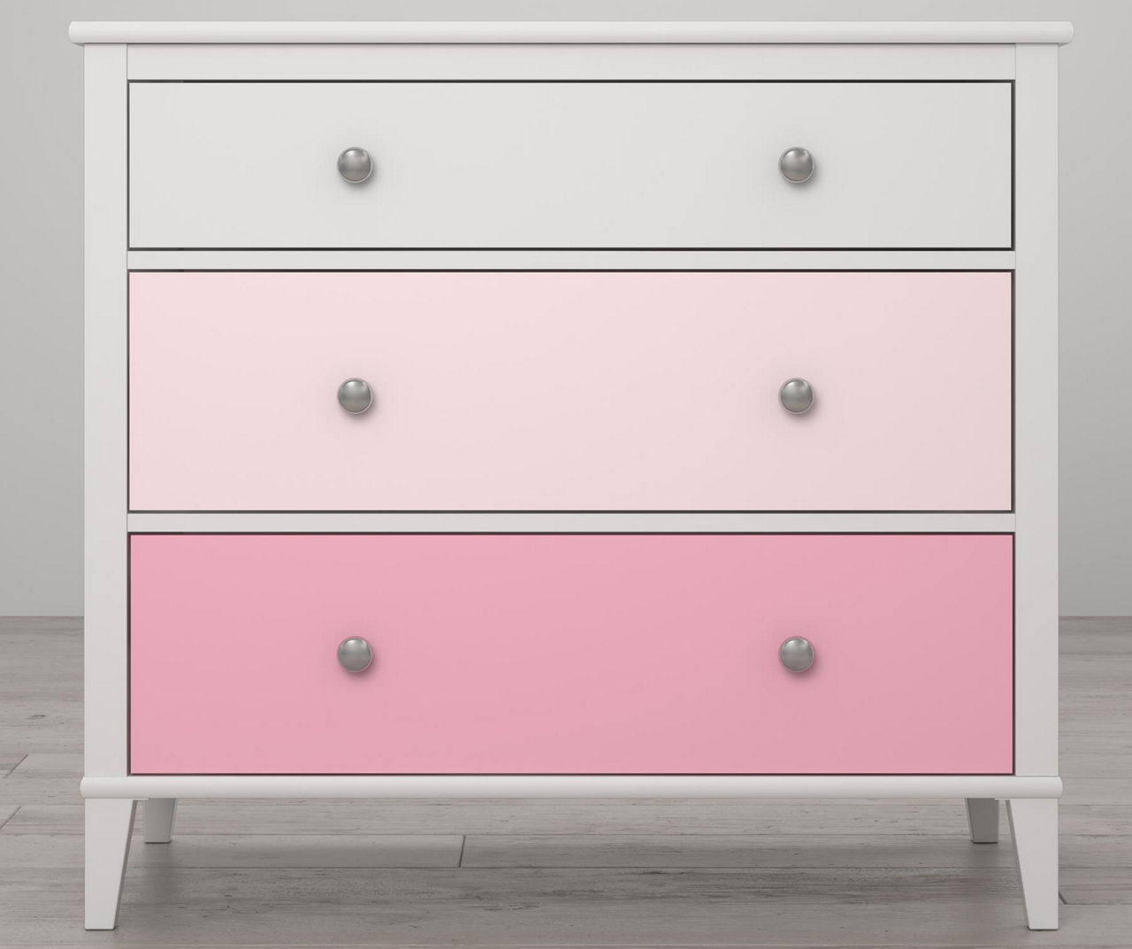 Little Seeds Monarch Hill Poppy White & Pink 3-Drawer Dresser | Big Lots
