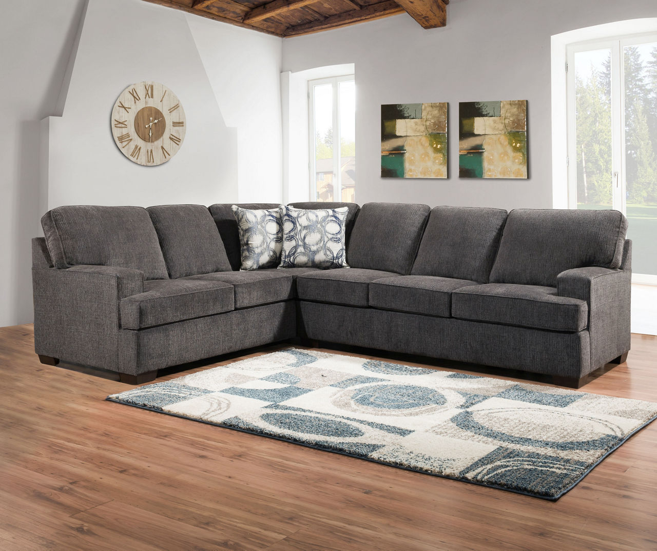 Rooms To Go Sectional Couch Sofa Delivery Available for Sale in