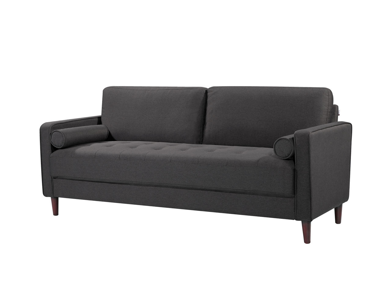 Lillith Dark Gray Mid-Century Sofa