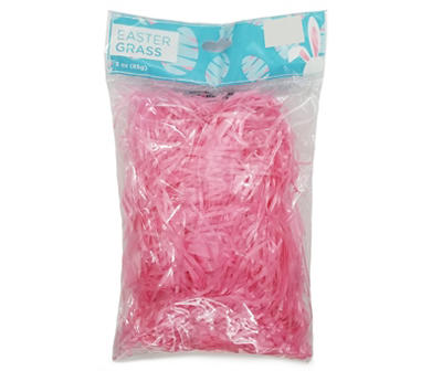 Pink Plastic Easter Grass, 3 Oz.