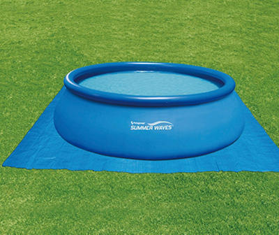 Summer Waves Square Ground Cloth Underlayment Mat for up to 15 FT Pools Intex for sale online 