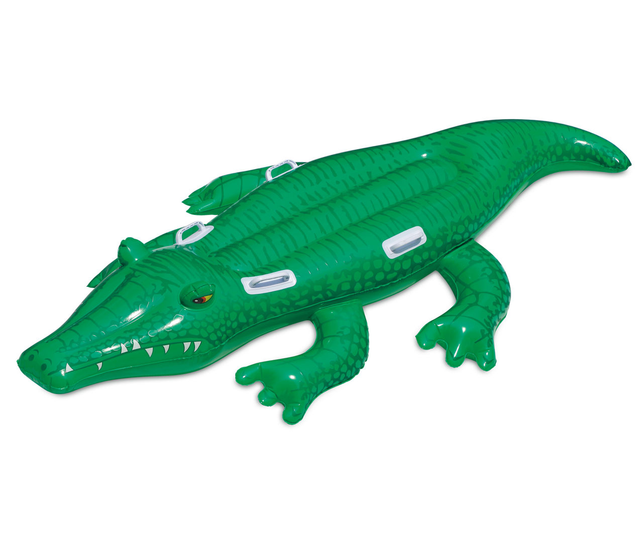 INFLATABLE CROCODILE GIANT ALLIGATOR LILO 152CM SWIMMING POOL FLOAT 60  BLOW UP