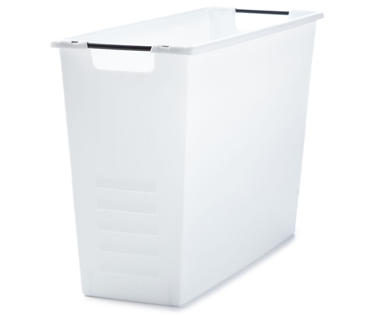 Modern White Storage Bins with handle – Theorganizingwarehouse
