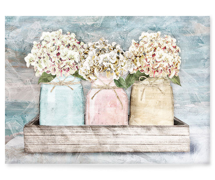 Flower Jars | Big Canvas Wall Art Print | Great Big Canvas