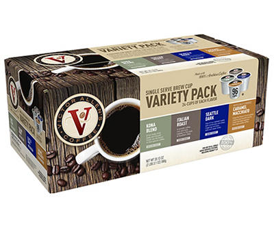 Variety Flavors 96-Pack Single Serve Brew Cups