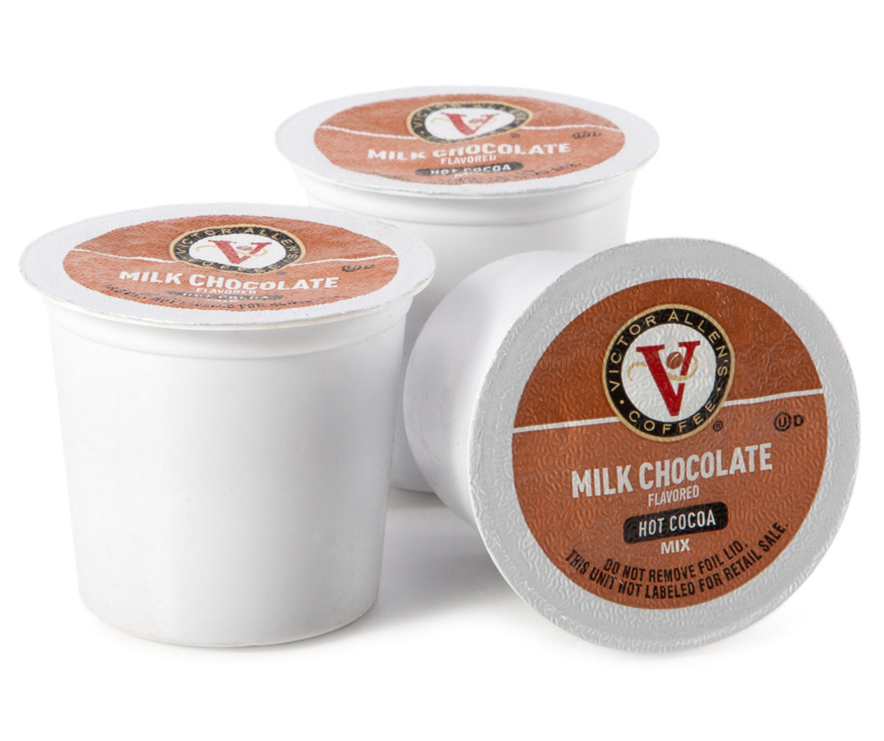 Victor Allen Milk Chocolate Hot Cocoa 42-Pack Single Serve Brew Cups