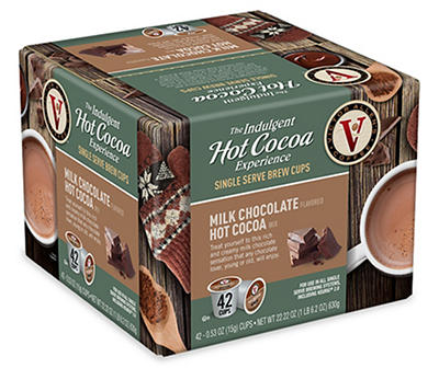 Milk Chocolate Hot Cocoa 42-Pack Single Serve Brew Cups