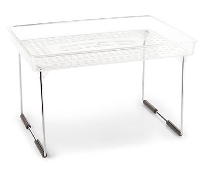 Kenney Storage Made Simple Collapsible Stacking Countertop Shelf, Clear