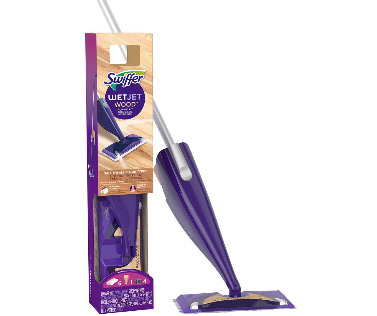 Swiffer WetJet Hardwood and Floor Spray Mop All-In-One Mopping