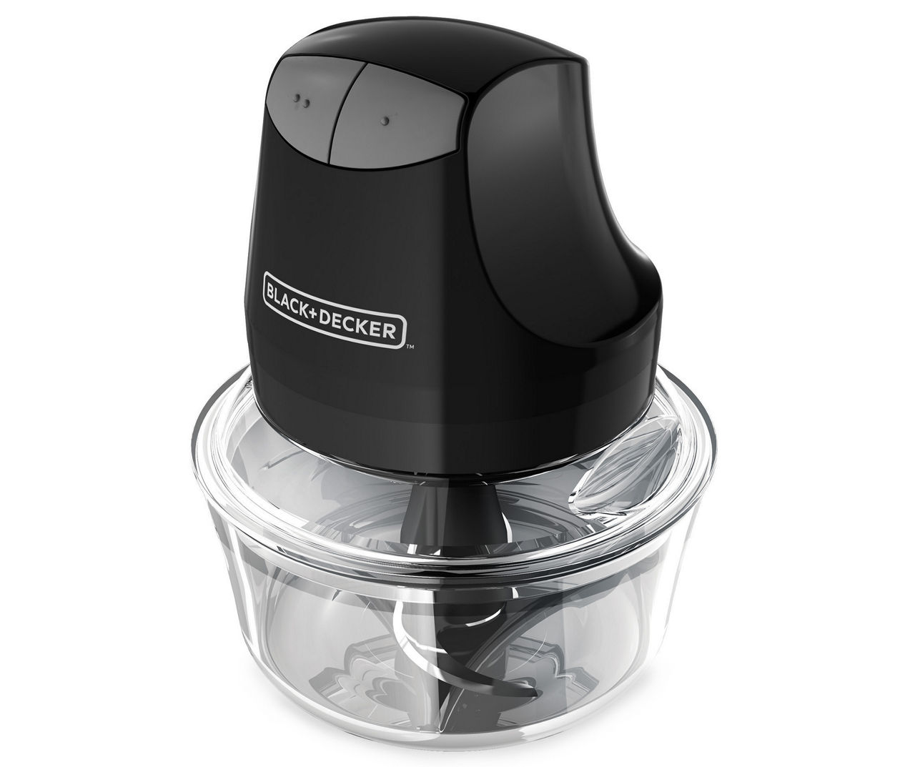 Black+Decker 8-Cup Food Processor - Black/Clear