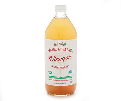 Organic Raw Apple Cider Vinegar, 32 Oz.