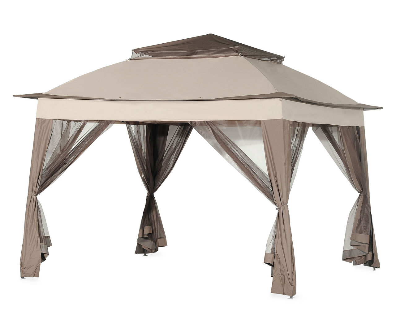 Large Outdoor Pop-up Canopy Shade w/ Easy Setup/Takedown Spacious Design  Beige, 1 Unit - Dillons Food Stores