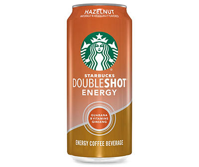 Starbucks Double Shot Energy Hazlenut Energy Coffee Beverage 15 Fluid Ounce Can