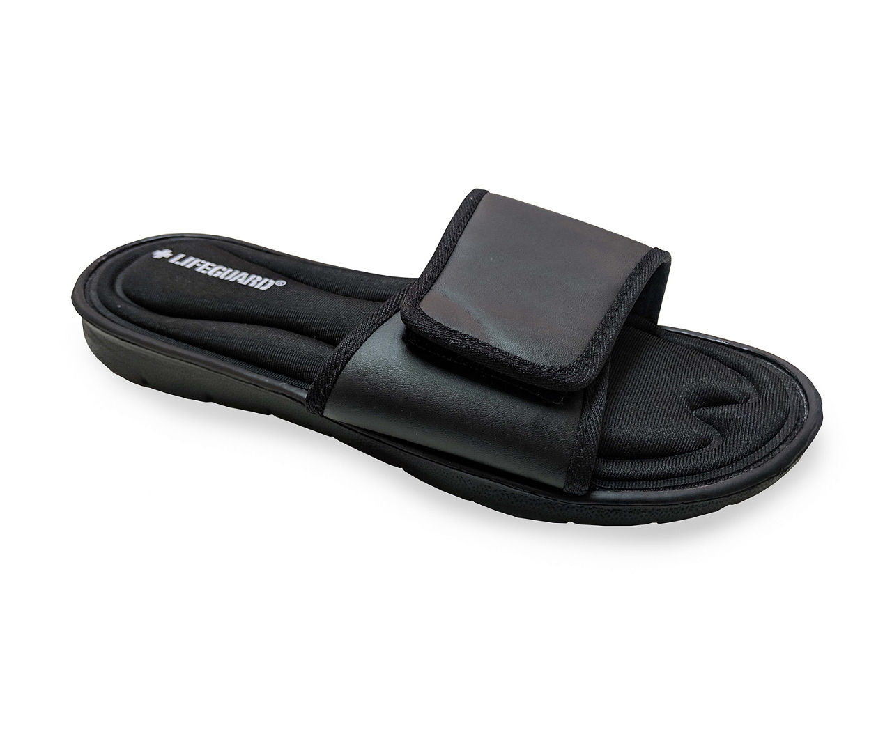 Women's Black Memory Foam Sandals