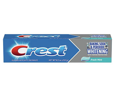 Crest Cavity & Tartar Protection Toothpaste, Whitening Baking Soda & Peroxide, 8.2 oz