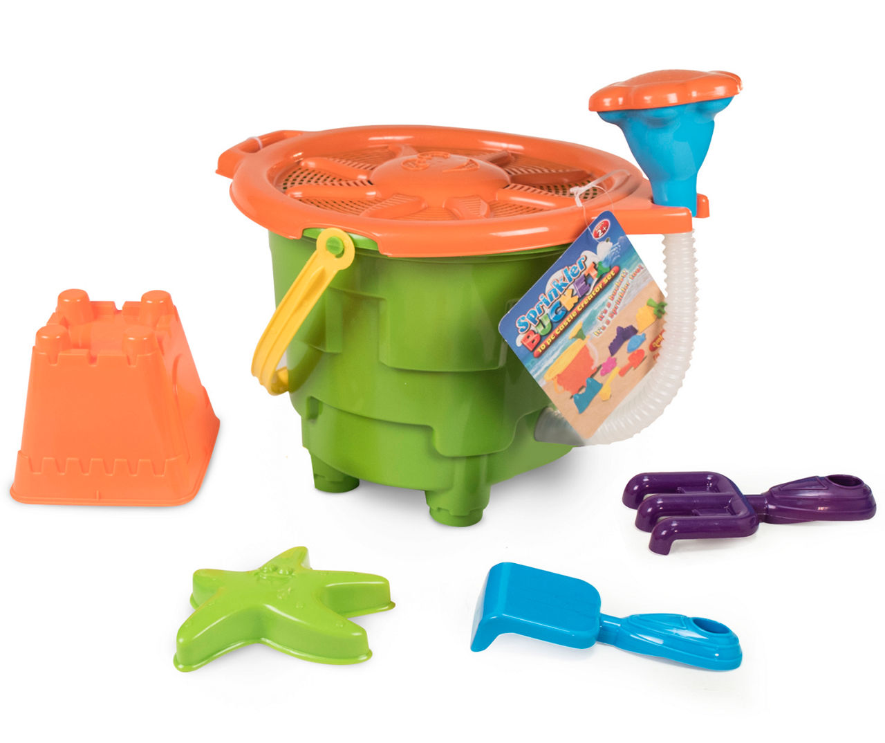 Smoby Peppa Pig beach bucket with watering can & 4-piece toy set Smoby  beach bucket with watering can, strainer, shovel, rake & boat sand mold