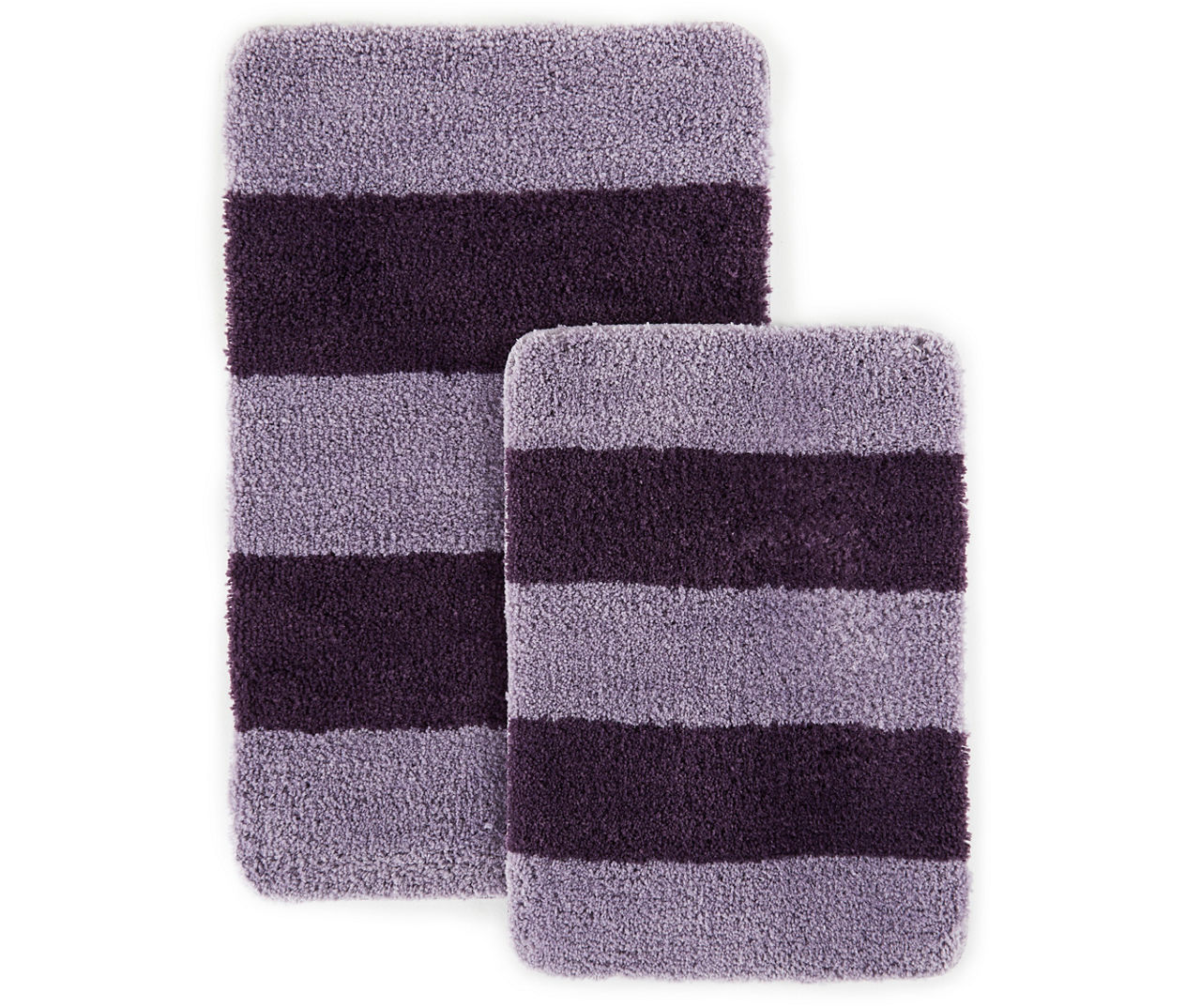 Eilee 2 Piece Bath Rug Set Mercer41 Color: Dark Purple, Size: 19.8'' W x 31.5'' L