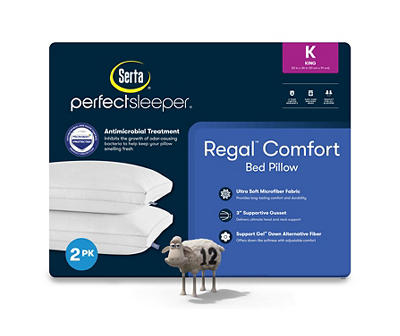 Regal Comfort King Pillows, 2-Pack