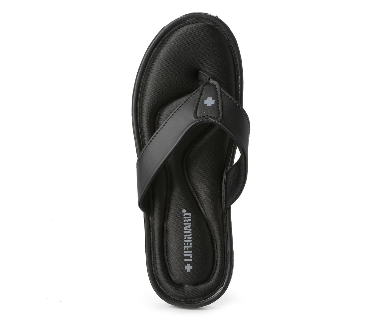 Black foam flip flops online