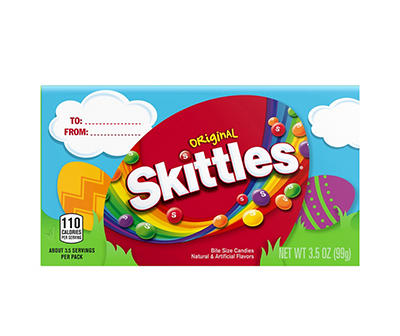 SKITTLES Original Candy Easter Theater Box, 3.5 ounce