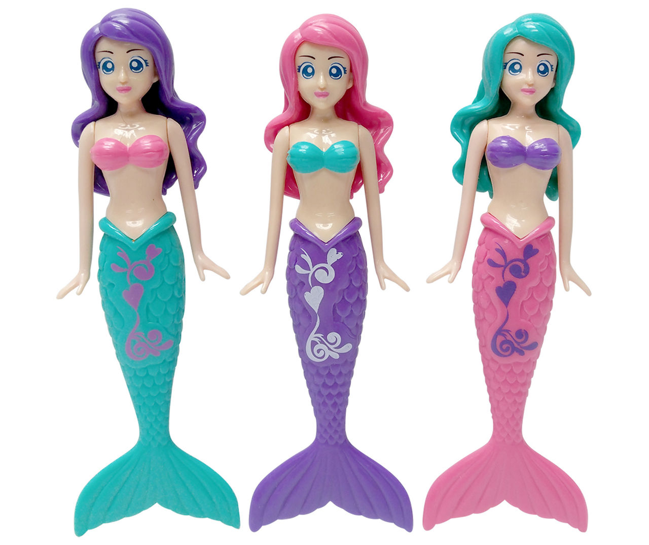 mermaid toys that swim in water