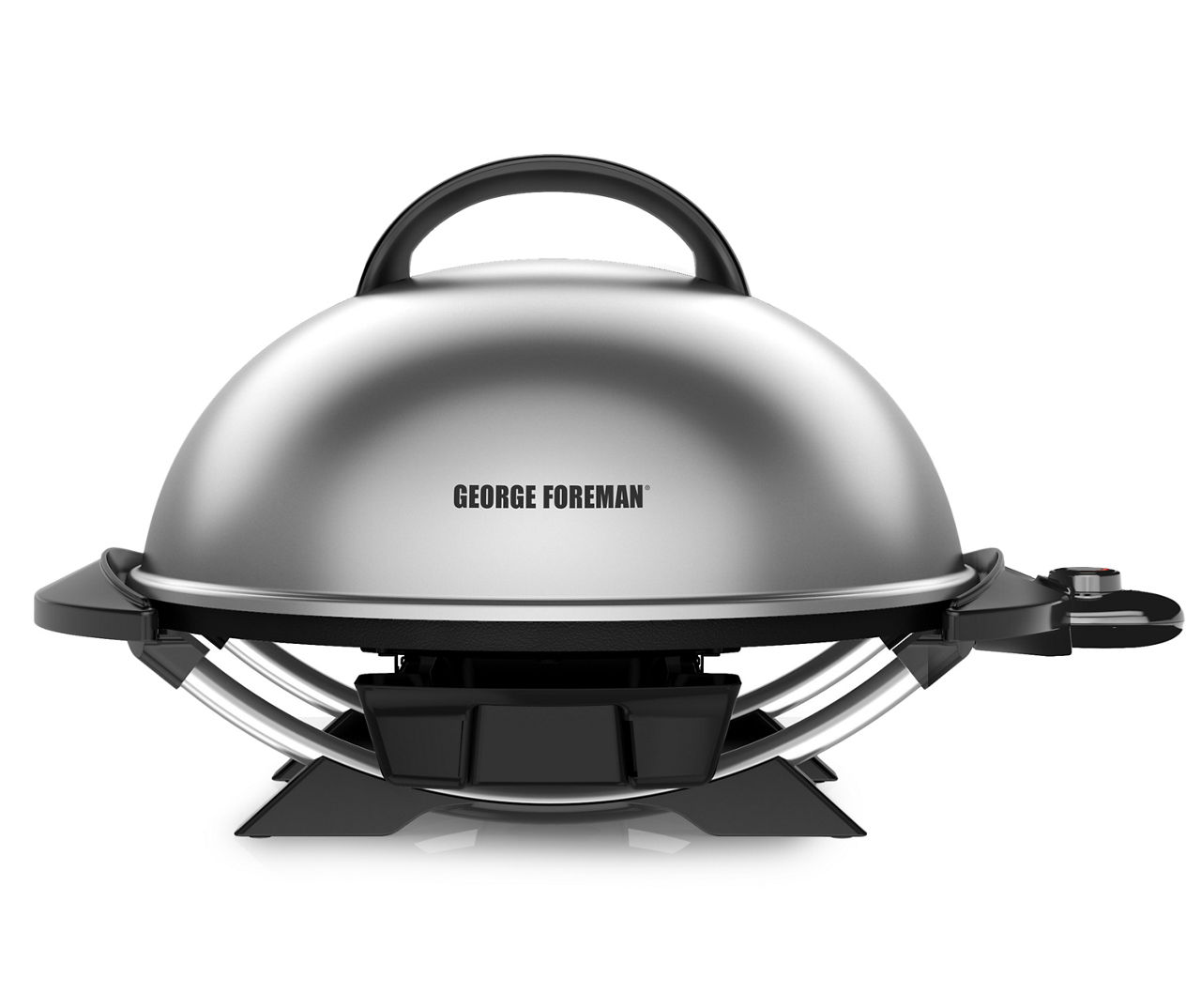 This George Foreman Indoor Outdoor BBQ Grill cooks delicious food