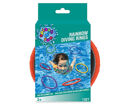 Rainbow 6-Piece Diving Rings Set