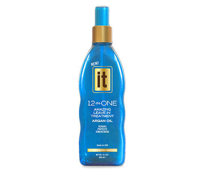 12-in-1 Leave In Hair Treatment with Argan Oil, 10.2 Oz.