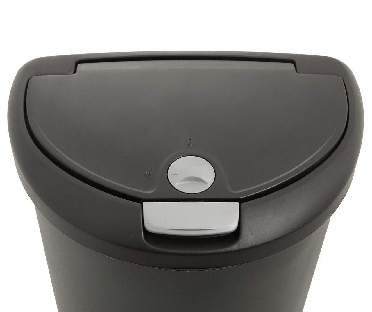 Sterilite Black TouchTop Lock 13-Gallon Waste Can