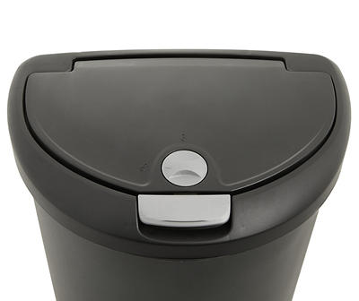 Black TouchTop Lock 13-Gallon Waste Can