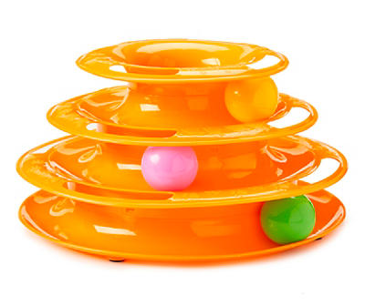 Busy Ball Tri-Tier Turbo Cat Circle Toy