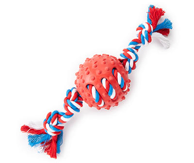 Rope & Rubber Dog Chew Toy