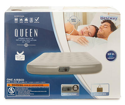 10" Queen Soft Top Indoor Airbed