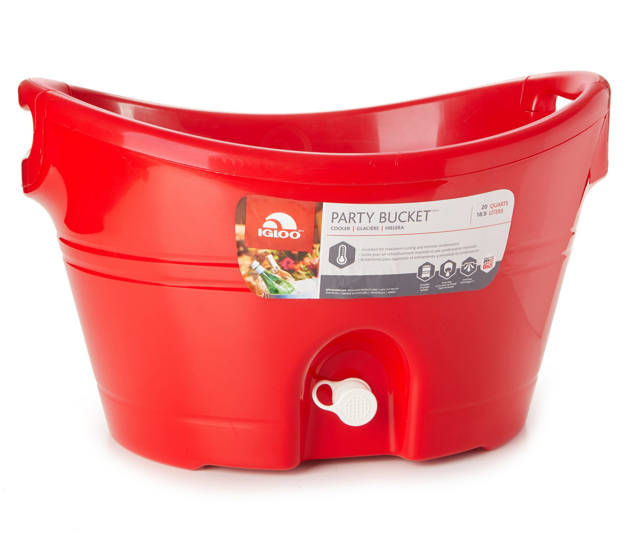 Igloo 20 quart insulated best sale party bucket