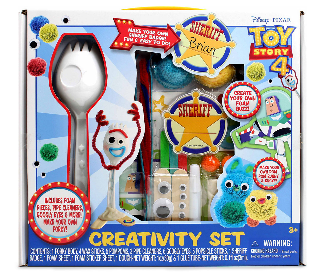 Toy Story 4 Licensed Art 8pc Kids Mini Felt Marker Set