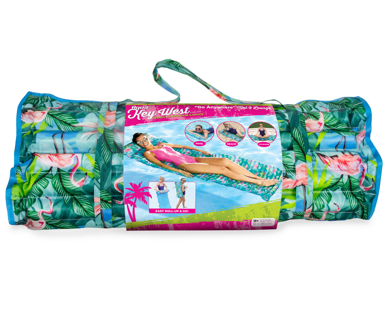 Aqua Key West 3in1 OntheGo Outdoor Pool Lounge Mat Big Lots