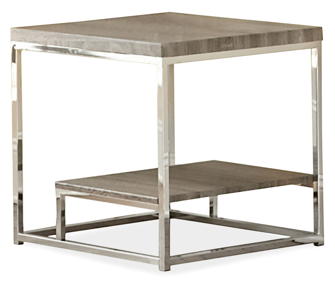 Lucia Gray-Brown End Table | Big Lots