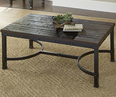 Ambrose Rustic Charcoal Coffee Table