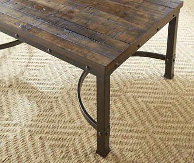 Ambrose Rustic Charcoal Coffee Table