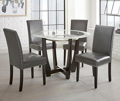 Verano Gray Dining Chairs, 2-Pack
